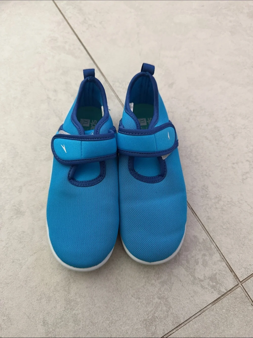 Speedo Kids Blue Hook-and-Loop Water Shoes